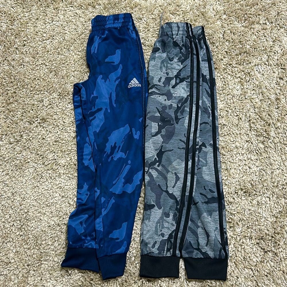 Bundle - Two Adidas Boys Small 8  - Good Condition